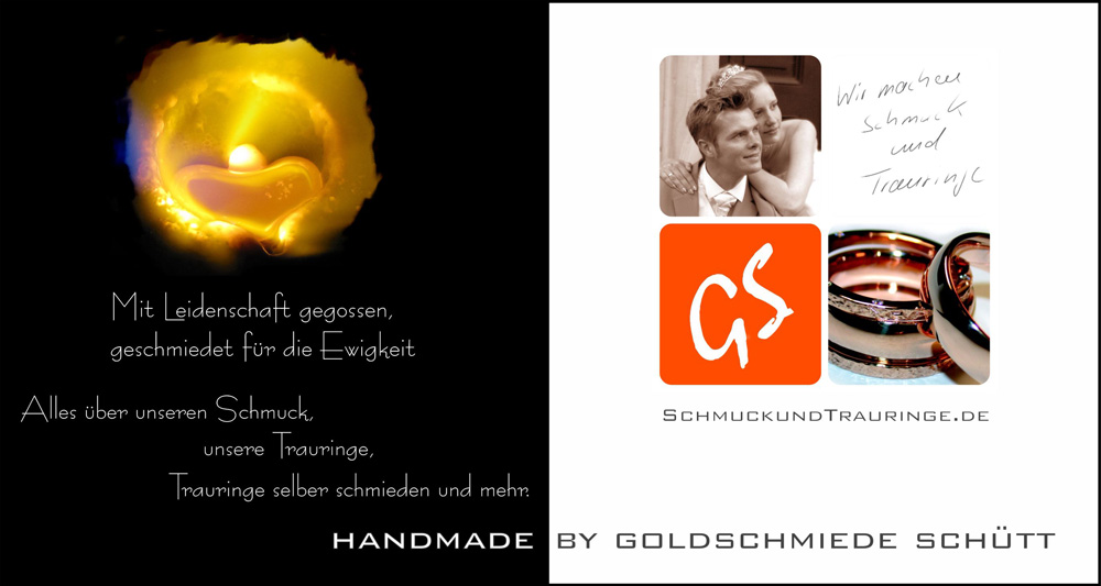 GS-Die Trauringmacher aus der Goldschmiede Sch�tt - Trauringe selber schmieden
